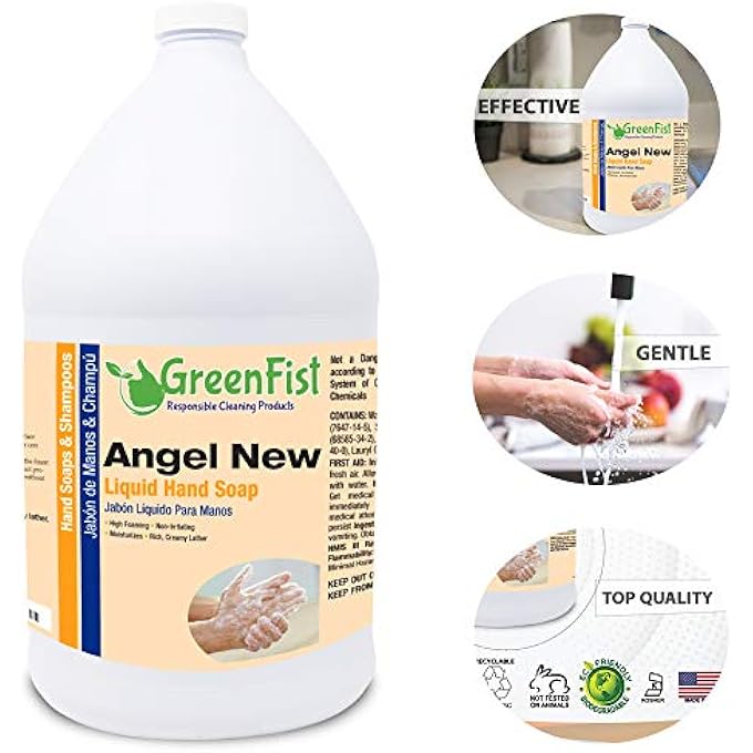 GreenFist LOTIONIZED HAND SOAP [ LIQUID GEL REFILL ] MADE IN USA, 128 OUNCE (1 GALLON) (CITRUS) - Image 4